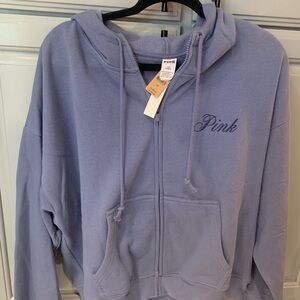 Victoria’s Secret - PINK Zip Hoodie Sweat Jacket – Size Large (NWT)